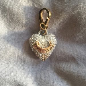 Juicy Couture Crystal Heart Charm